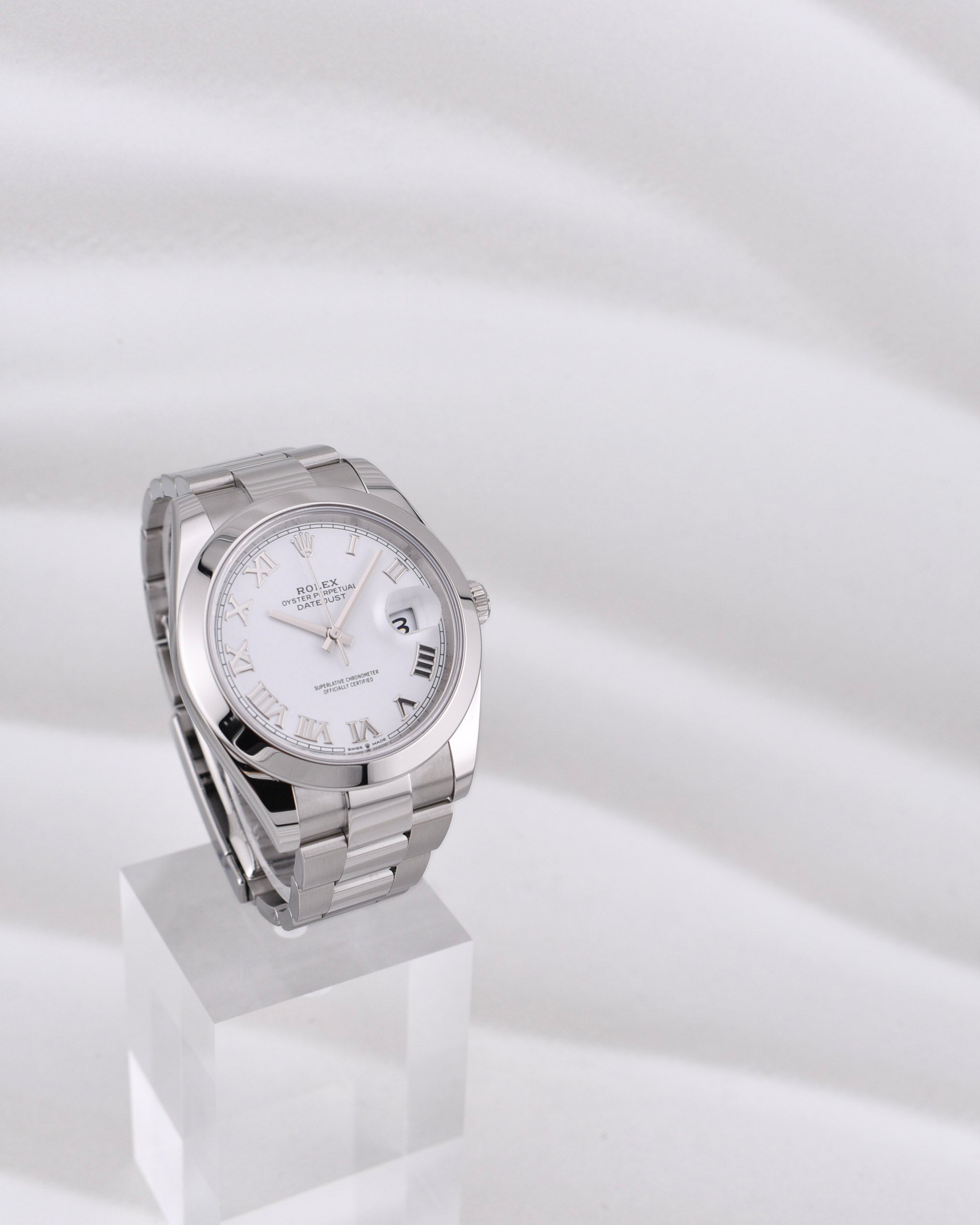 Rolex Datejust 41 White Roman 126300 2025