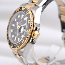 Rolex GMT Master II Two Tone Yellow Gold Green Arrow 116713LN 2012
