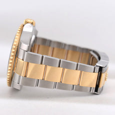 Rolex GMT Master II Two Tone Yellow Gold Green Arrow 116713LN 2012