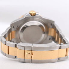 Rolex GMT Master II Two Tone Yellow Gold Green Arrow 116713LN 2012