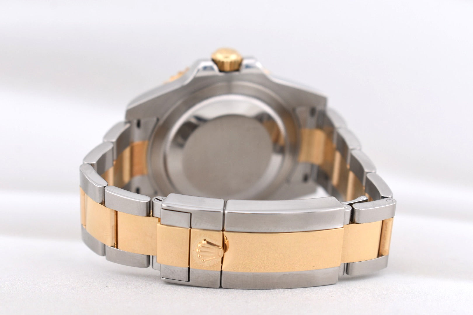 Rolex GMT Master II Two Tone Yellow Gold Green Arrow 116713LN 2012