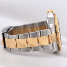 Rolex GMT Master II Two Tone Yellow Gold Green Arrow 116713LN 2012