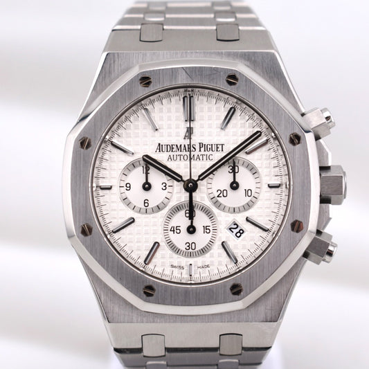 Audemars Piguet Royal Oak Chronograph White Dial 26320ST 2013