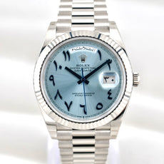Rolex Day Date 40 Platinum Arabic Dial 228236 2024