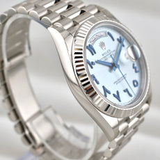 Rolex Day Date 40 Platinum Arabic Dial 228236 2024