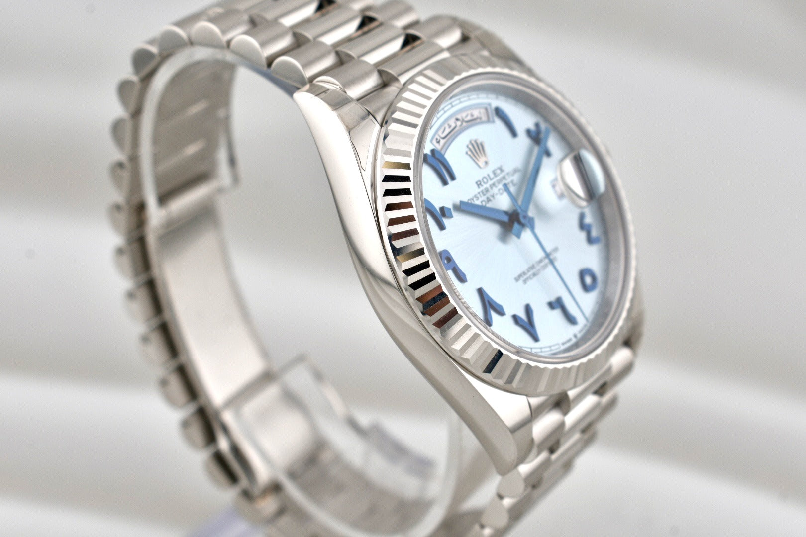 Rolex Day Date 40 Platinum Arabic Dial 228236 2024
