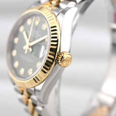 Rolex Datejust 31 Two Tone Olive Green Diamond Dial 278273 2025