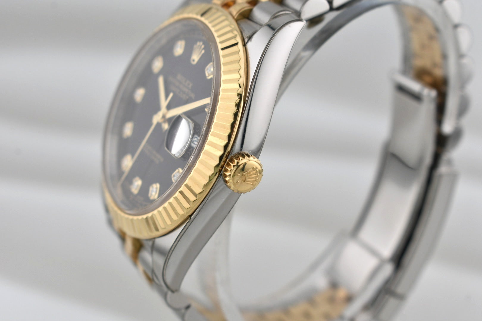 Rolex Datejust 41 Two Tone Black Diamond Dial 126333 2019