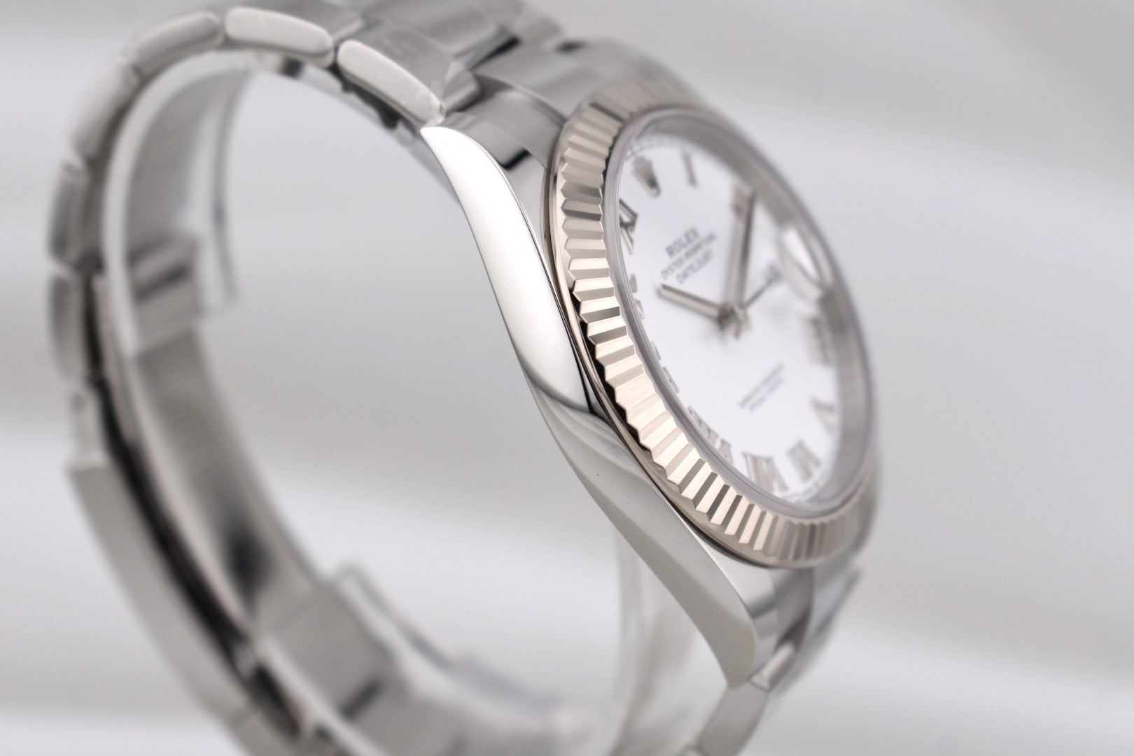 Rolex Datejust 41 White Roman Dial Oyster Band 126334 2025