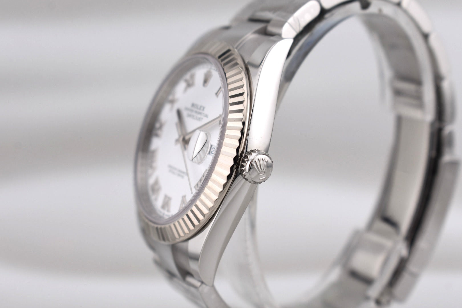 Rolex Datejust 41 White Roman Dial Oyster Band 126334 2025