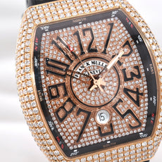 Franck Muller Vanguard Rose Gold Factory Diamonds V 45 SC DT 2017