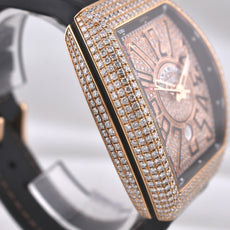 Franck Muller Vanguard Rose Gold Factory Diamonds V 45 SC DT 2017