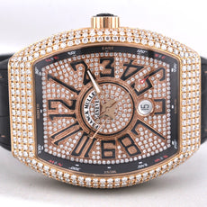 Franck Muller Vanguard Rose Gold Factory Diamonds V 45 SC DT 2017