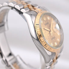 Rolex Datejust 36 Two Tone Champagne Computer Dial 116233