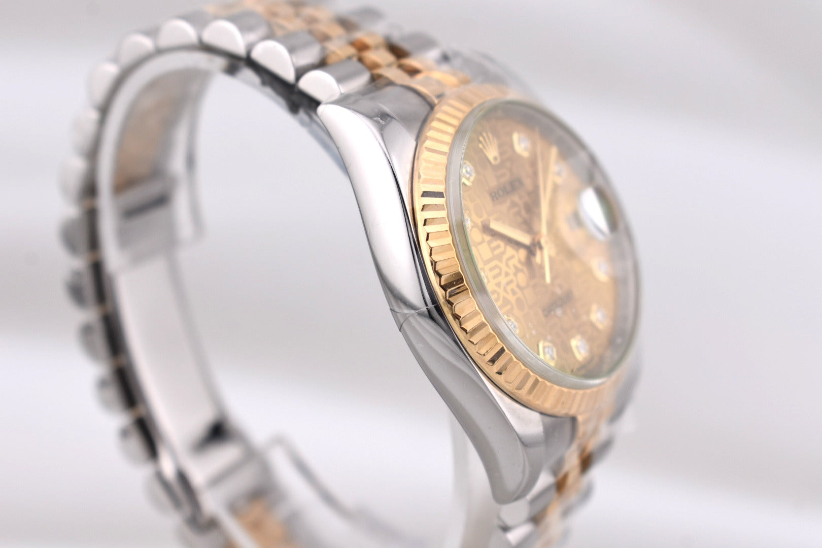 Rolex Datejust 36 Two Tone Champagne Computer Dial 116233