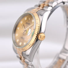 Rolex Datejust 36 Two Tone Champagne Computer Dial 116233