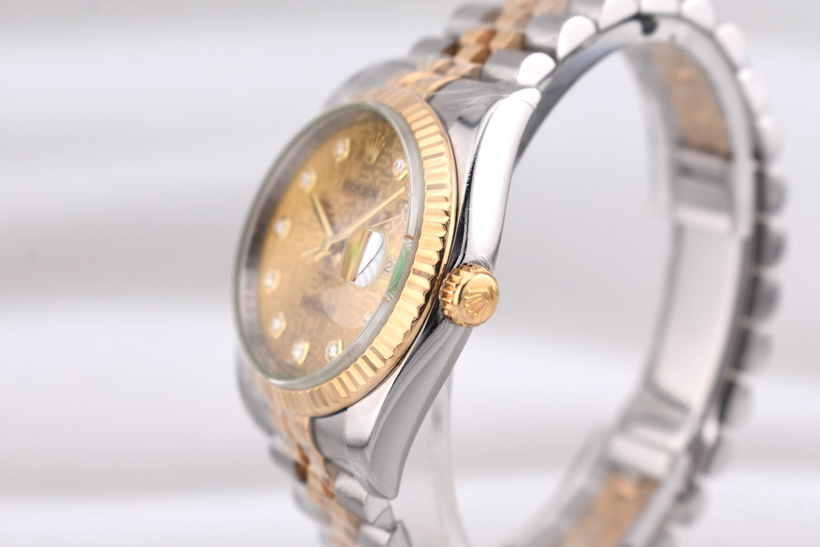 Rolex Datejust 36 Two Tone Champagne Computer Dial 116233