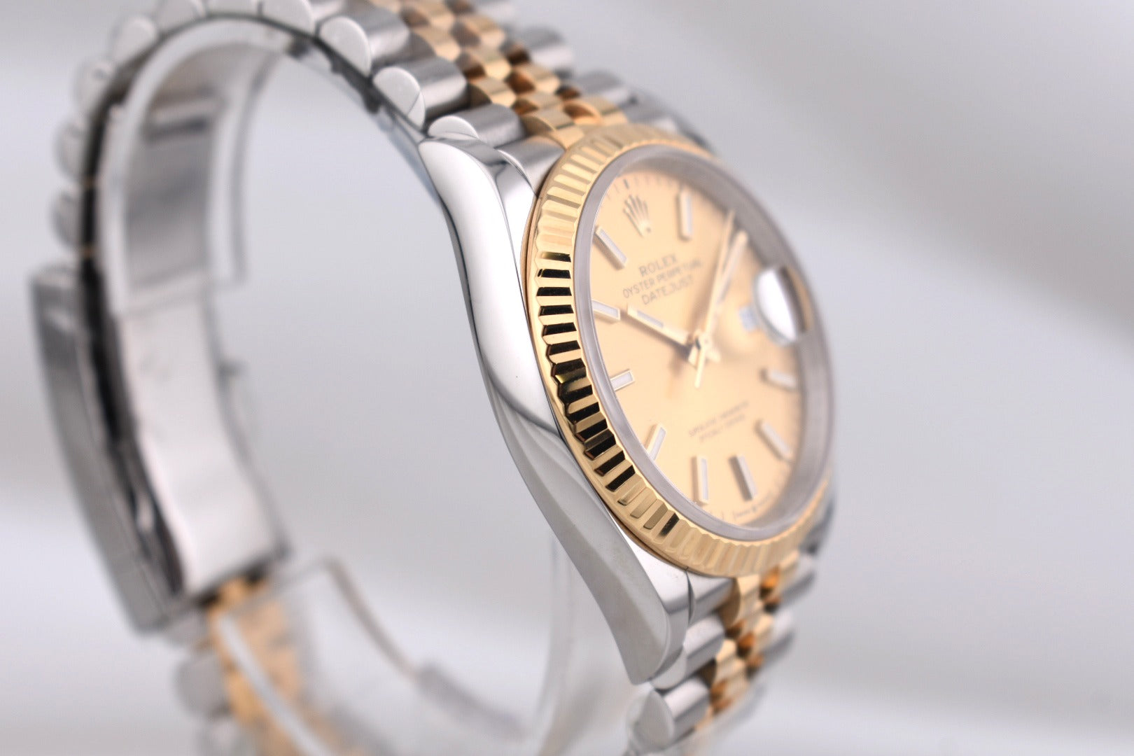 Rolex Datejust 36 Two Tone Champagne Index Dial 126233 2025