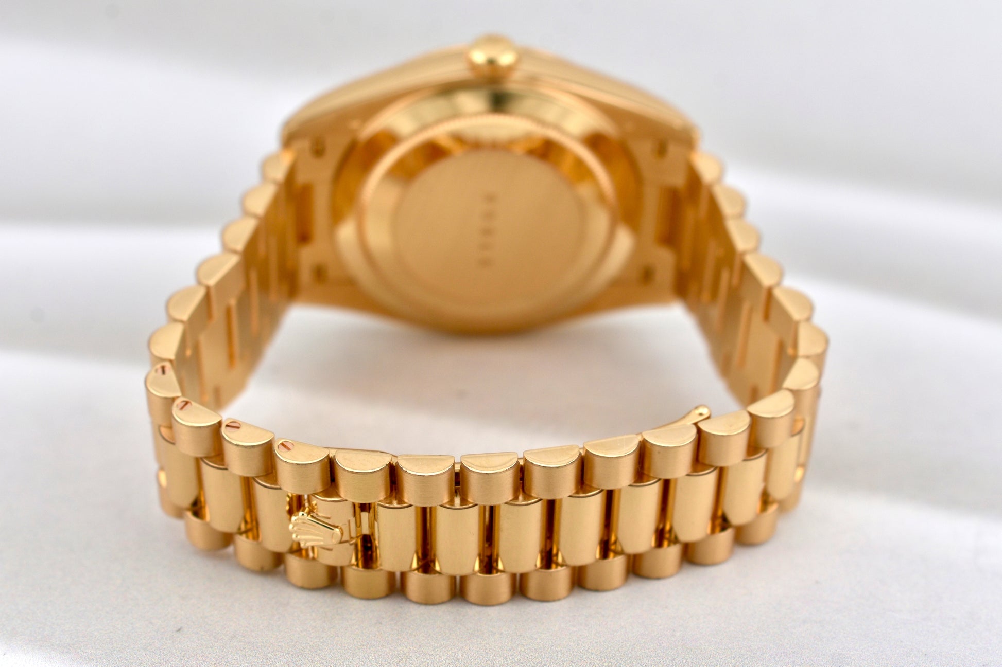 Rolex Day Date 40 Yellow Gold Champagne Baguette Diamond Dial 228348RBR 2024