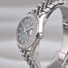 Rolex Datejust 31 Mint Green Dial Factory Diamond Bezel 278384RBR 2026
