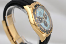 Rolex Daytona Tiffany Blue Yellow Gold Oysterflex 126518LN 2025