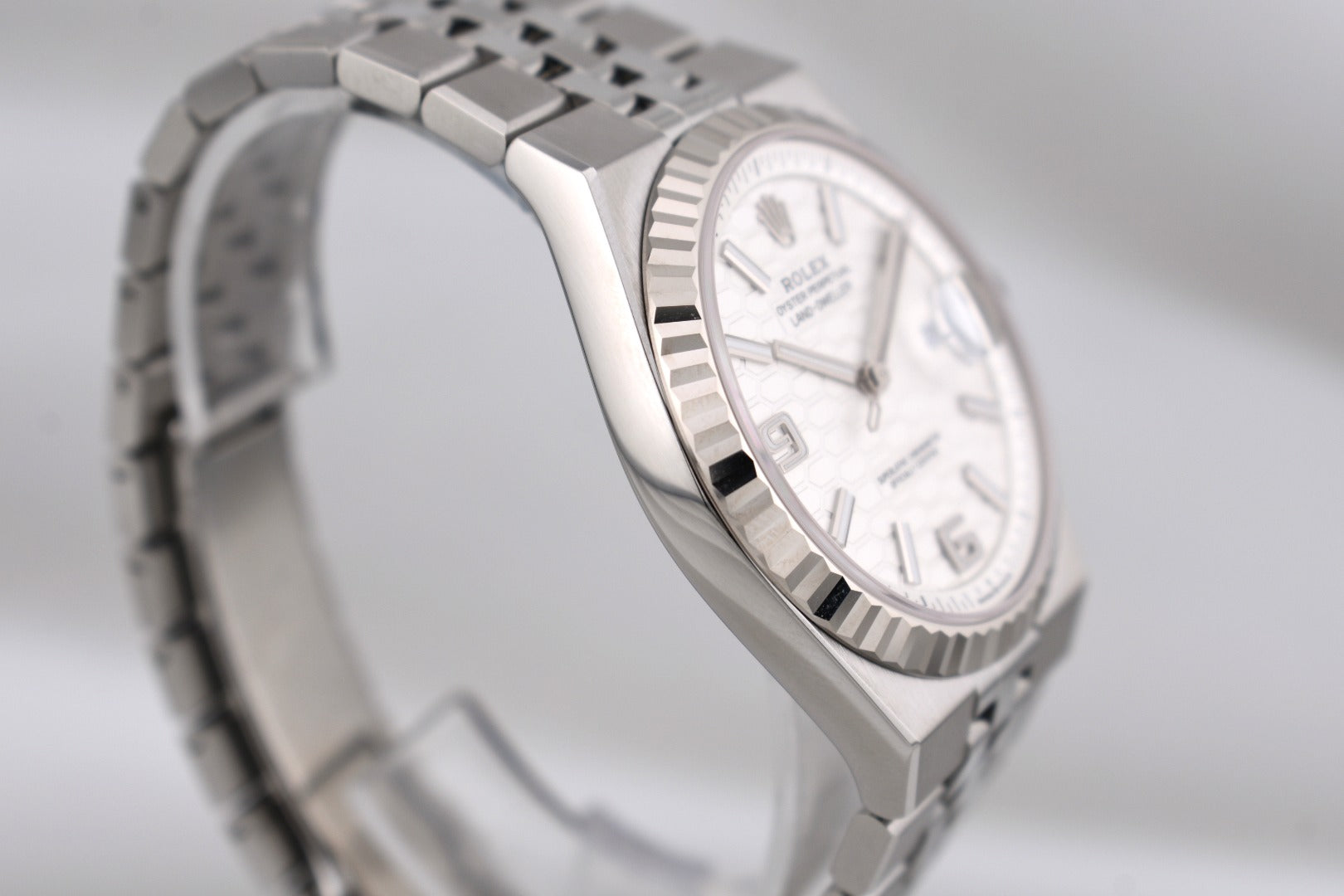 Rolex Land Dweller 40 White Honeycomb Dial 127334 2025