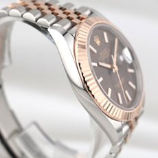 Rolex Datejust 41 Two Tone Chocolate Index Dial 126331 2025