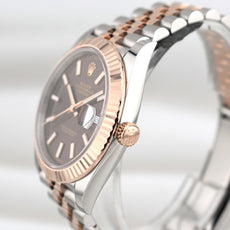 Rolex Datejust 41 Two Tone Chocolate Index Dial 126331 2025
