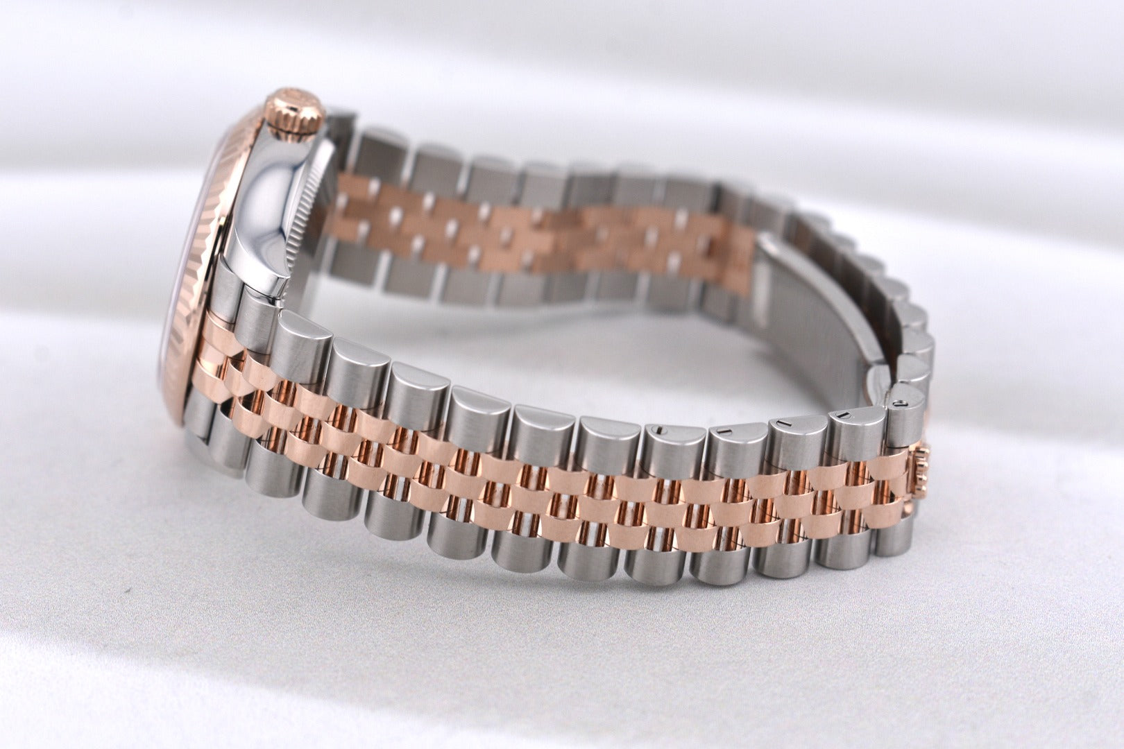 Rolex Datejust 31 Two Tone Rose Gold Silver Diamond Dial 278271 2026