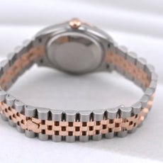 Rolex Datejust 31 Two Tone Rose Gold Silver Diamond Dial 278271 2026