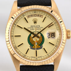 Rolex Day Date 40 UAE Armed Forces Crest Dial 18038 1979