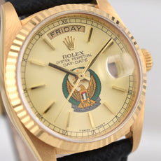 Rolex Day Date 40 UAE Armed Forces Crest Dial 18038 1979