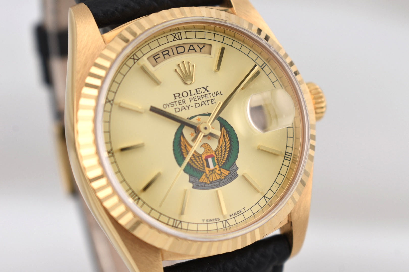 Rolex Day Date 40 UAE Armed Forces Crest Dial 18038 1979
