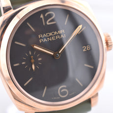Panerai Radiomir 1940 Rose Gold on Green Rubber PAM00515 2017