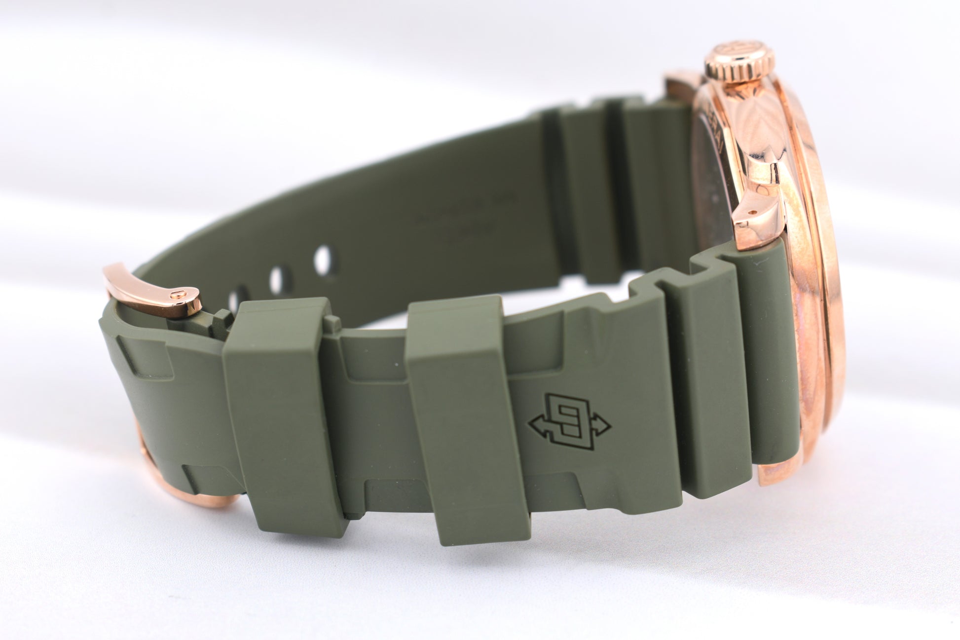 Panerai Radiomir 1940 Rose Gold on Green Rubber PAM00515 2017