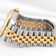 Rolex Datejust 36 Two Tone Champagne Diamond Dial Super Jubilee 116233 2013