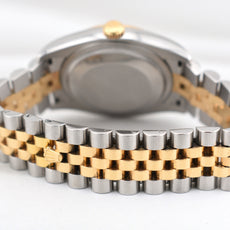 Rolex Datejust 36 Two Tone Champagne Diamond Dial Super Jubilee 116233 2013