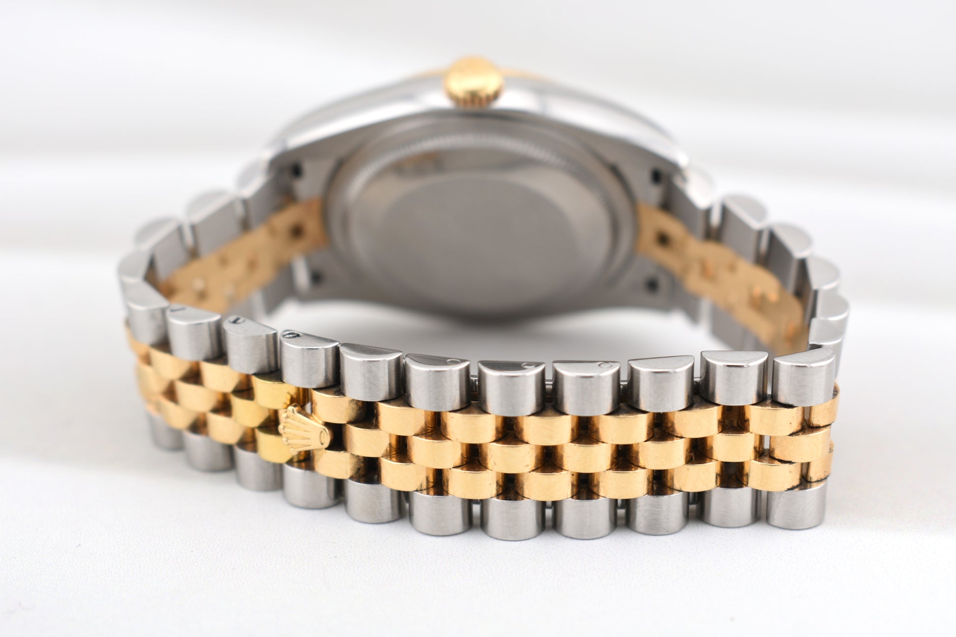 Rolex Datejust 36 Two Tone Champagne Diamond Dial Super Jubilee 116233 2013