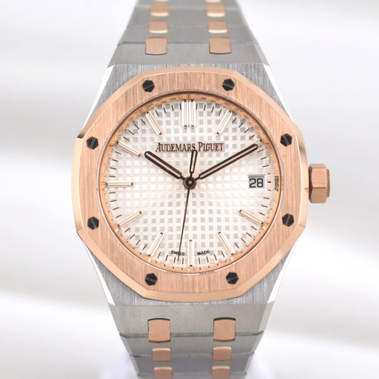 Audemars Piguet Royal Oak Selfwinding Pink Gold White Dial 15550SR 2024
