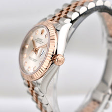Rolex Datejust 31 Silver Diamond Dial Two Tone Rose Gold 278271 2025