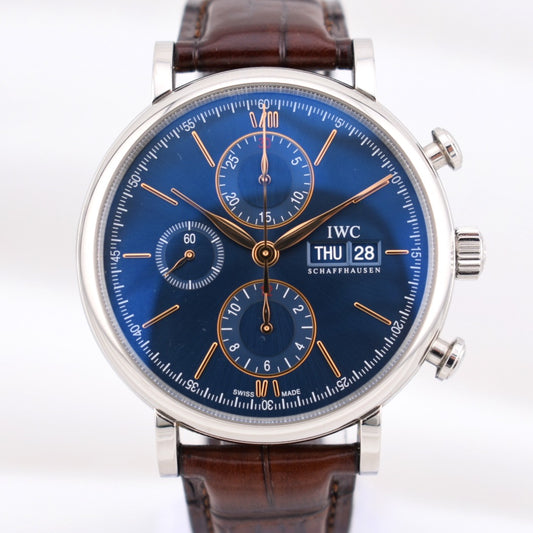 IWC Chronograph Portofino Blue Dial IW391036 2022