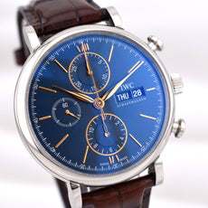 IWC Chronograph Portofino Blue Dial IW391036 2022