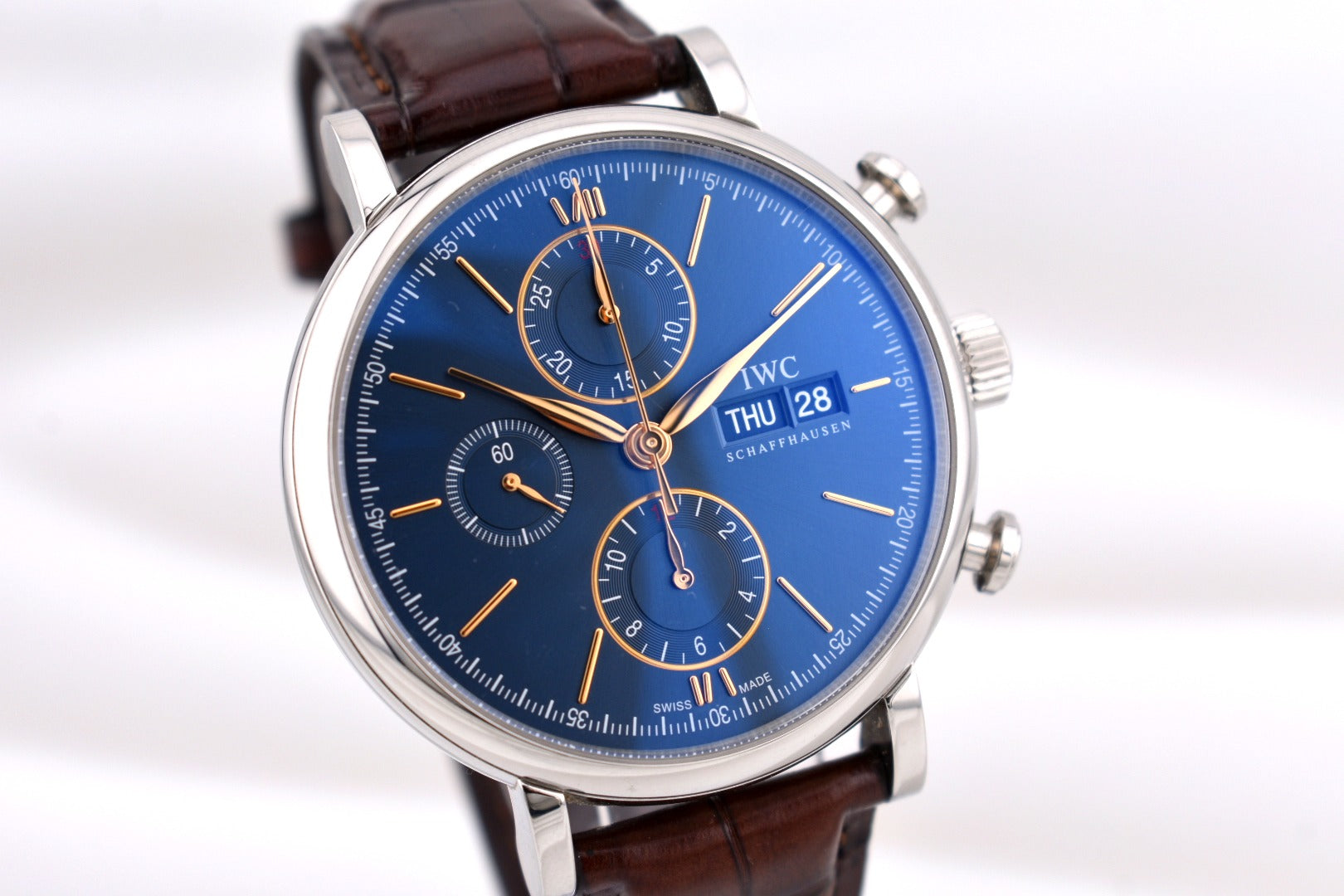 IWC Chronograph Portofino Blue Dial IW391036 2022