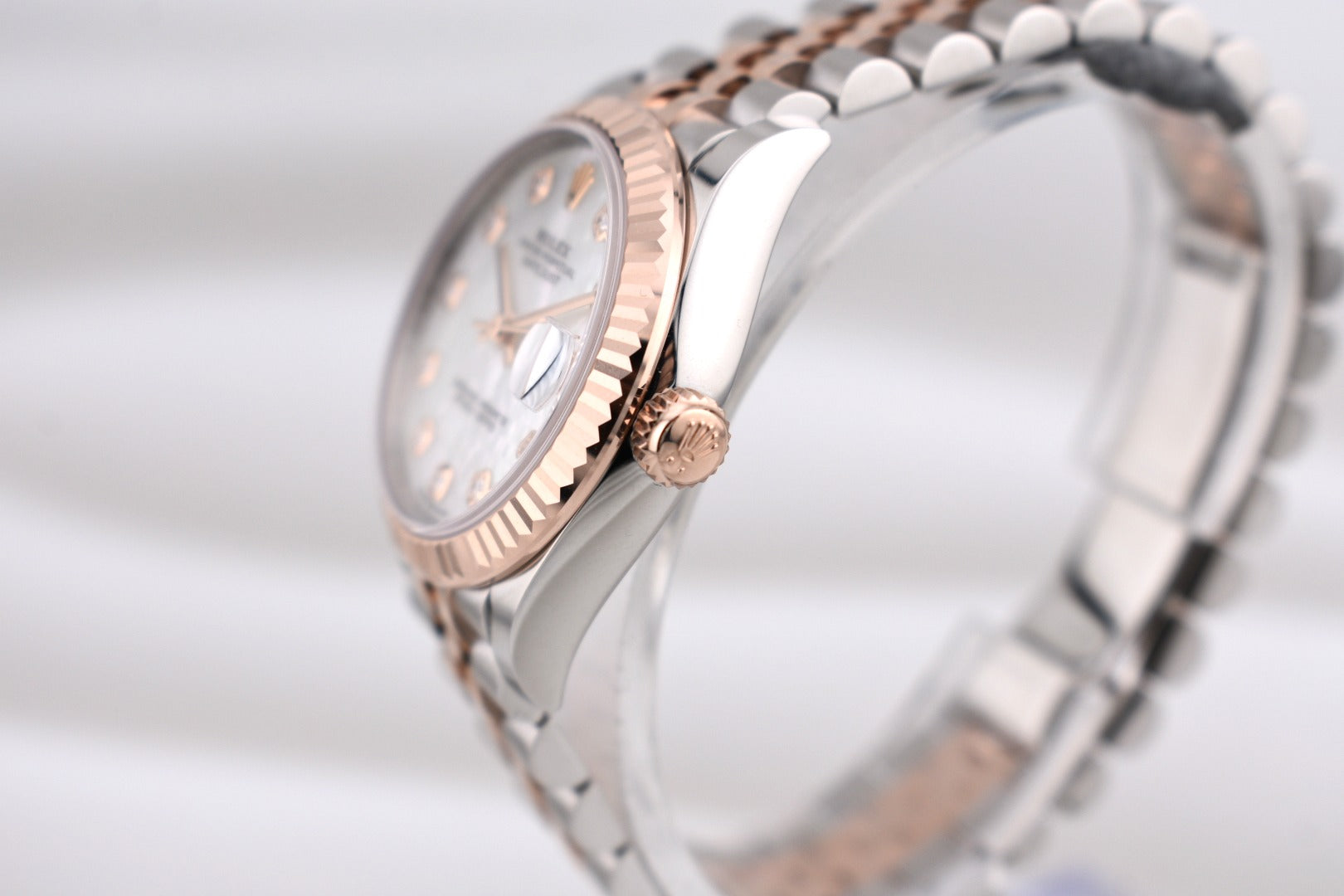 Rolex Datejust 31 Mother of Pearl Diamond Dial Two Tone Rose Gold 278271 2025