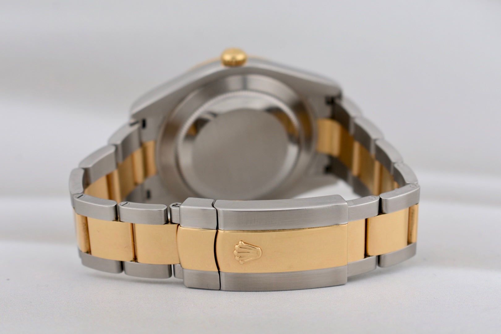 Rolex Datejust II Black Wimbledon Dial Two Tone Yellow Gold 116333 2014