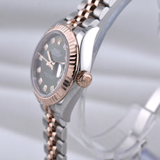 Rolex Lady Datejust 28 Two Tone Olive Diamond Dial 279171 2026