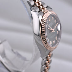 Rolex Lady Datejust 28 Two Tone Olive Diamond Dial 279171 2026