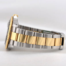 Rolex GMT Master II Two Tone Yellow Gold Black Dial 16713 2000