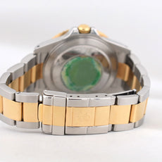 Rolex GMT Master II Two Tone Yellow Gold Black Dial 16713 2000