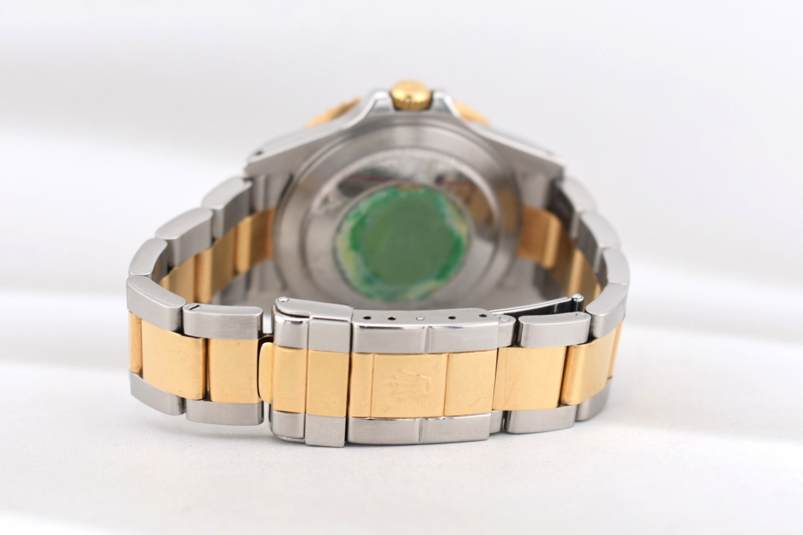 Rolex GMT Master II Two Tone Yellow Gold Black Dial 16713 2000